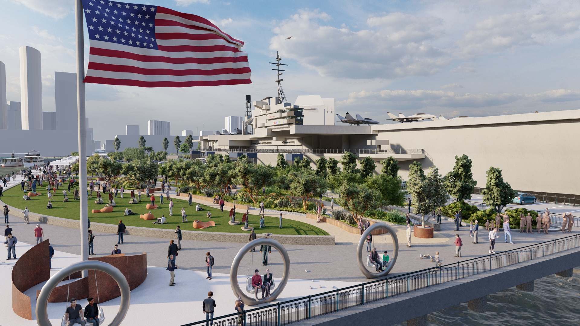 Freedom Park at Navy Pier Port of San Diego